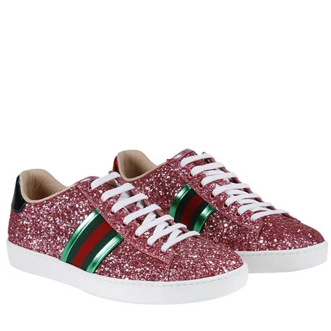 gucci pink sneakers